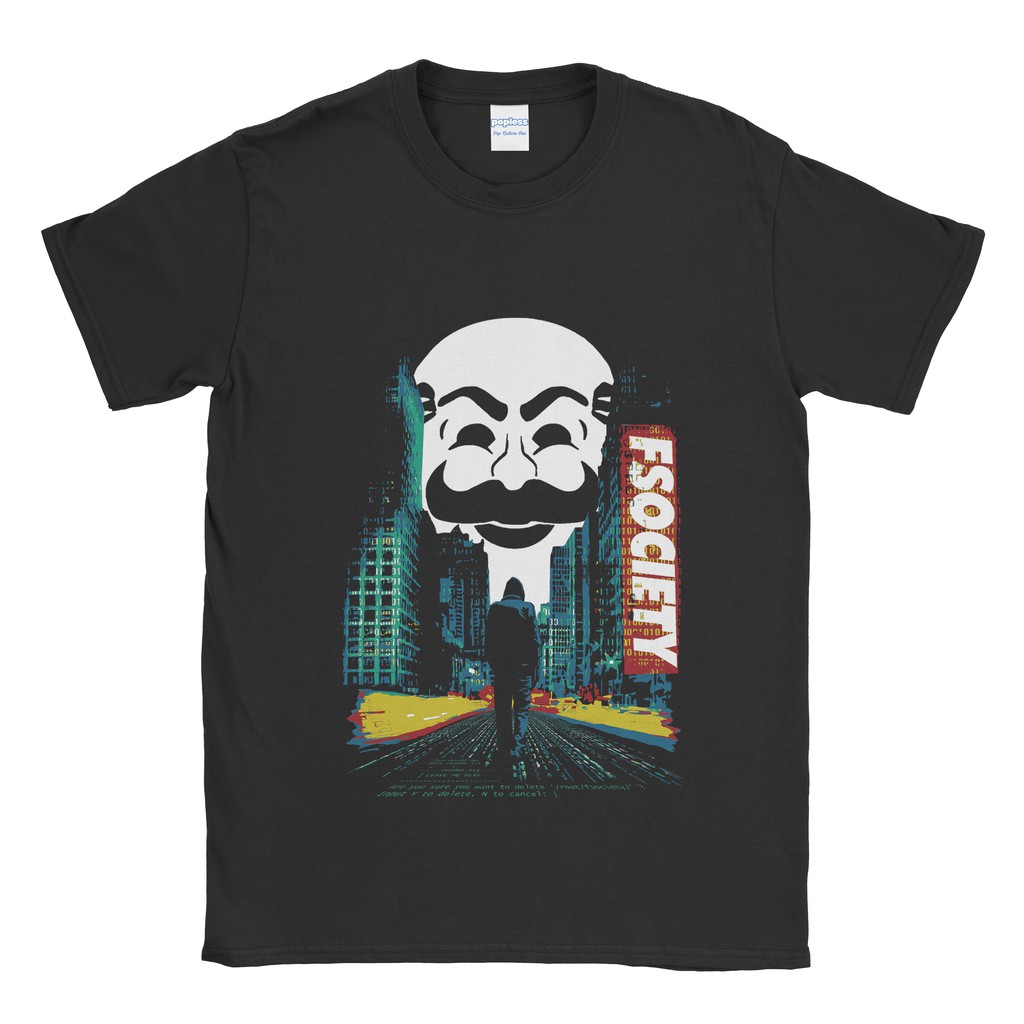 เสื้อยืด Mr Robot Hack Attack