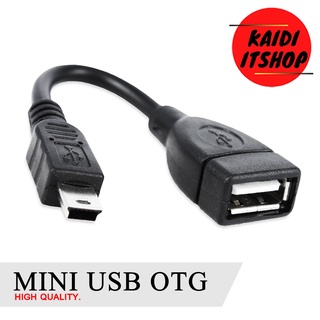 สายแปลง Mini USB 5 pin Male to USB Female OTG สำหรับต่อแฟลชไดร์ฟ ฟังเพลงในรถยนต์ (จำนวน 1 เส้น)