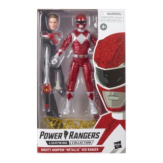 Power Rangers Lightning Collection Mighty Morphin Metallic Red Ranger (Hasbro Pulse Exclusive)