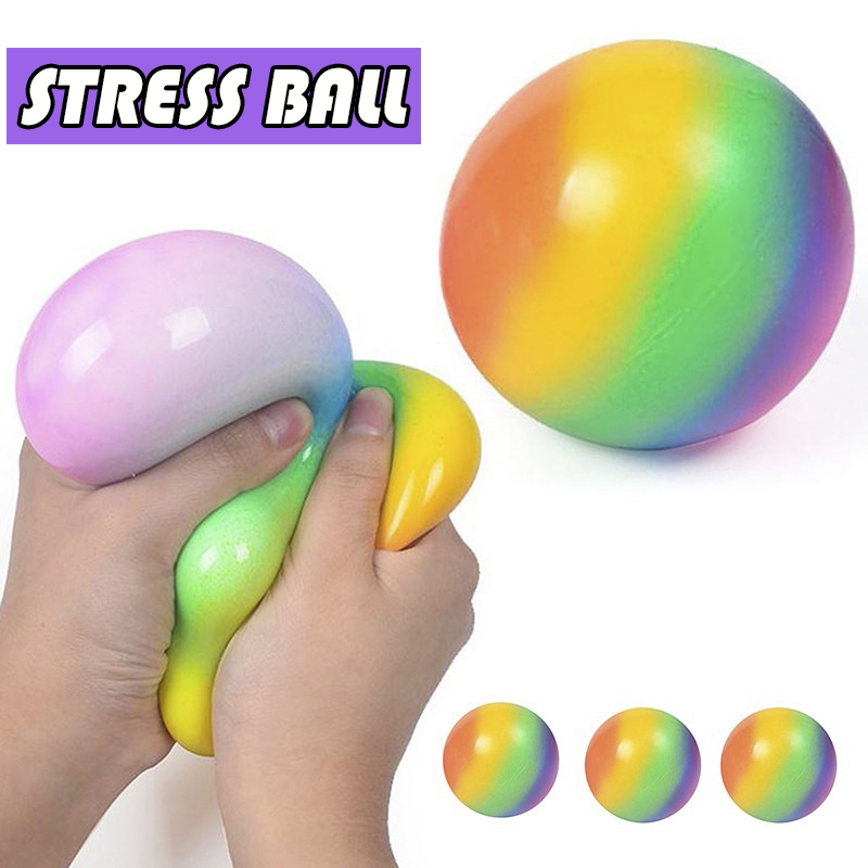 ของเล่นบอลบีบคลายเครียดหลากสี