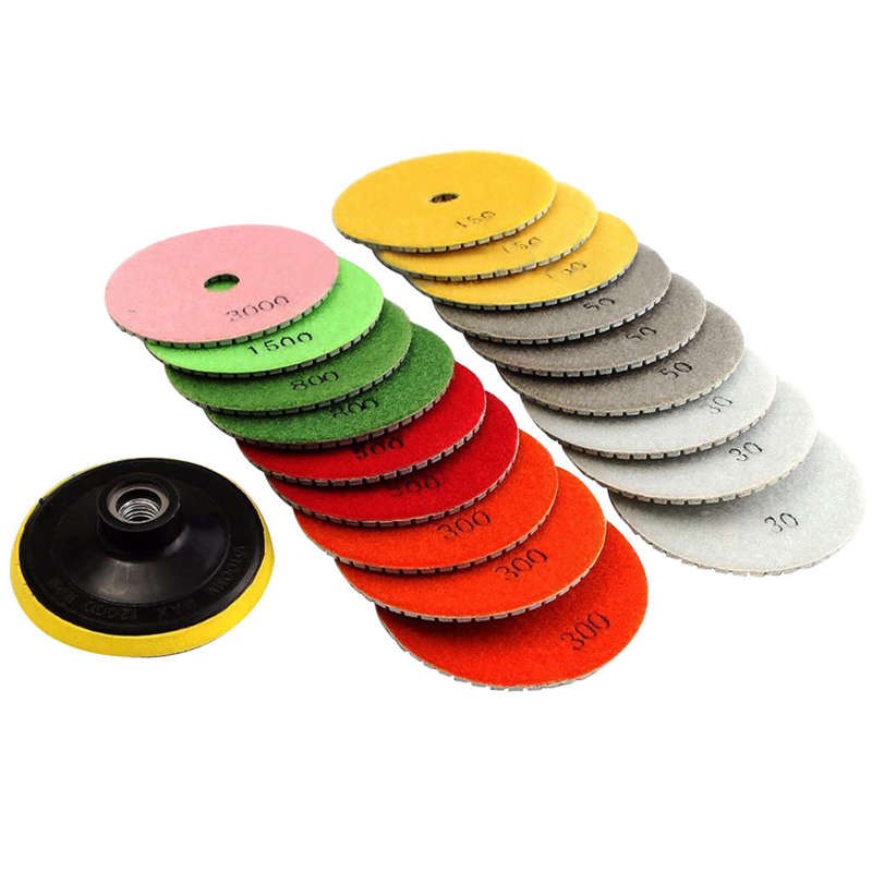 Diamond Polishing Pad 4/" Grinding Disc Granite Marble Concrete Stone 300#