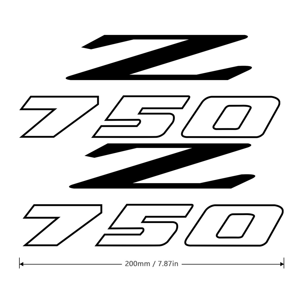 KAWASAKI รถจักรยานยนต์สติกเกอร์กันน้ํารูปลอก Z750 สําหรับคาวาซากิ Z 750 2004-2013