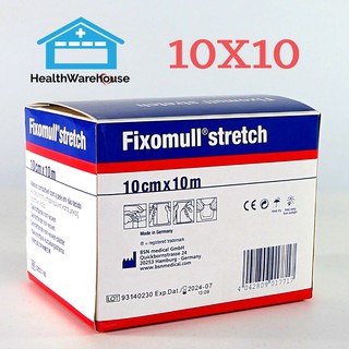 Fixomull Stretch 10 cm x 10 m ฟิกซ์โซมูล เทปปิดแผล ยืดได้