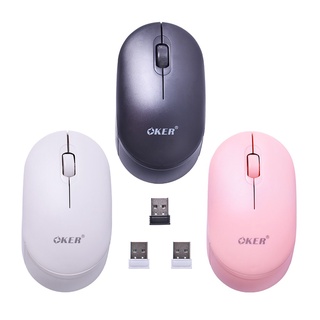 OKER เม้าไร้สาย USB 2.4G WIRELESS MOUSE M845