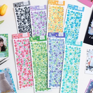 🌟Tiny Flower Sticker สติกเกอร์ดอกไม้ สติ๊กเกอร์ดอกไม้ สติกเกอร์พร้อมส่ง สติกเกอร์น่ารัก ดอกไม้ แต่งการ์ด แต่งรูป