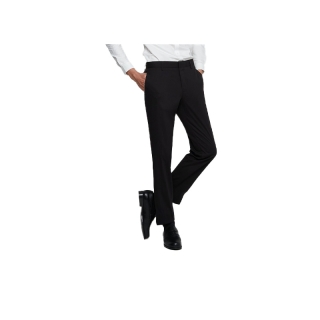 DAPPER กางเกงทำงาน Essential Stretch ทรง Slim-Fit เนื้อผ้า Nylon/Spandex สีดำ (TB9B1557SP4)