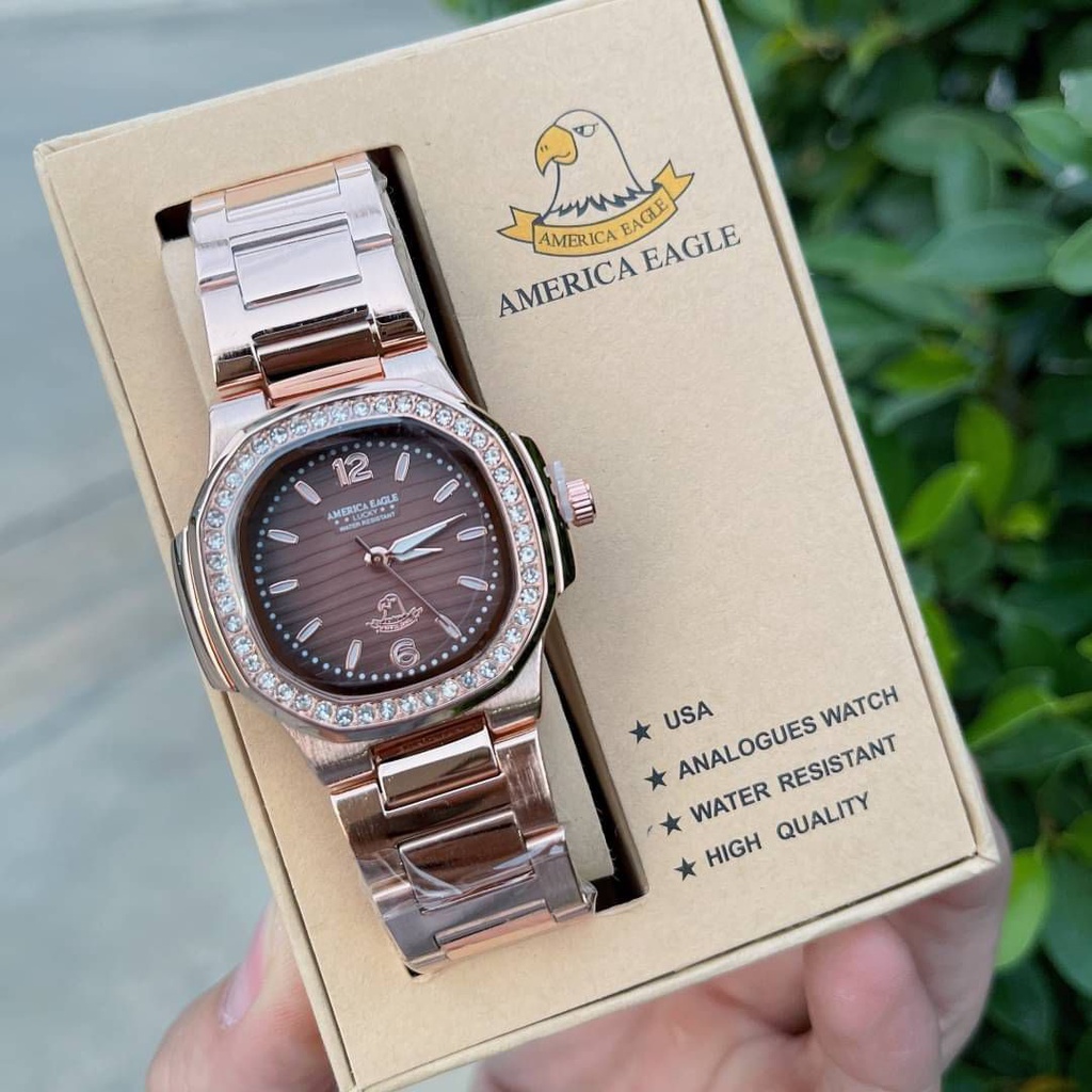 (ของแท้100%)นาฬิกาแบรนด์ อเมริกัน อีเกิ้ล Amarican Eagle บริการเก็บเงินปลายทาง นาฬิกาข้อมือผู้หญิง นาฬิกาข้อมือผู้ชาย