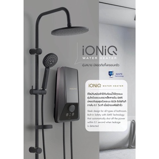 เครื่องทำน้ำอุ่น mazuma รุ่น IONIQ 5.5 RAIN SHOWER BLACK