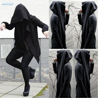 【HODRD】Men Male Coat Long sleeve Open front Men Plus size Male Gothic Steampunk【Fashion Woman Men】