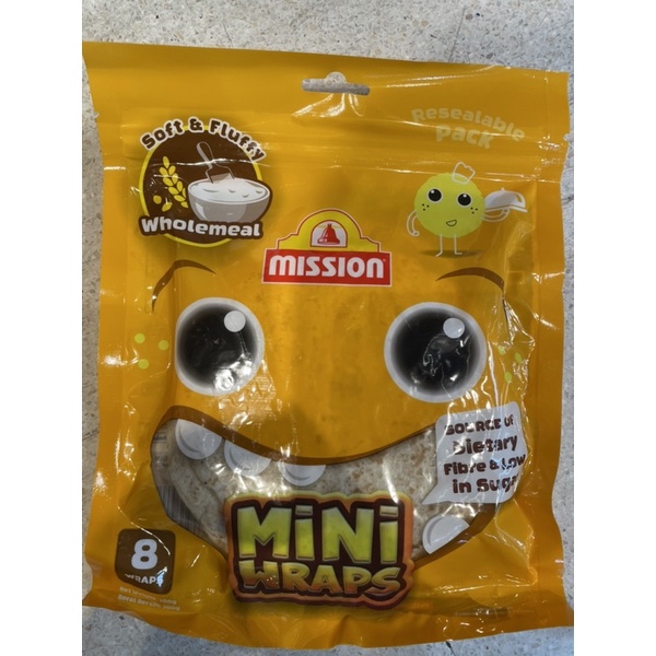 Mini Wraps Wholemeal (Mission Brand) 300 g