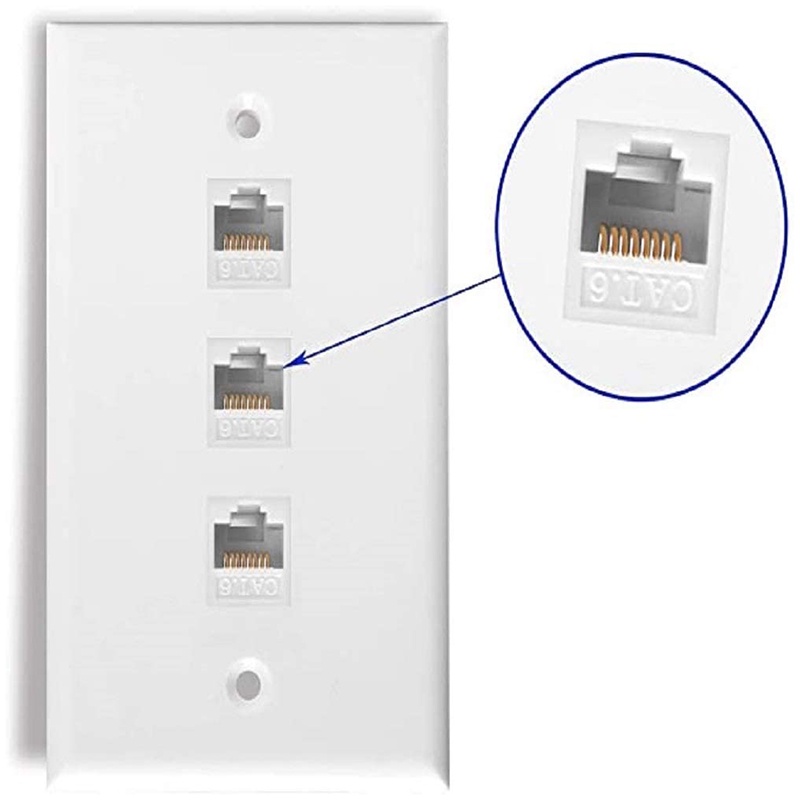 10-Pack CAT6 Keystone RJ45 Coupler Female to Female Inline Coupler #5