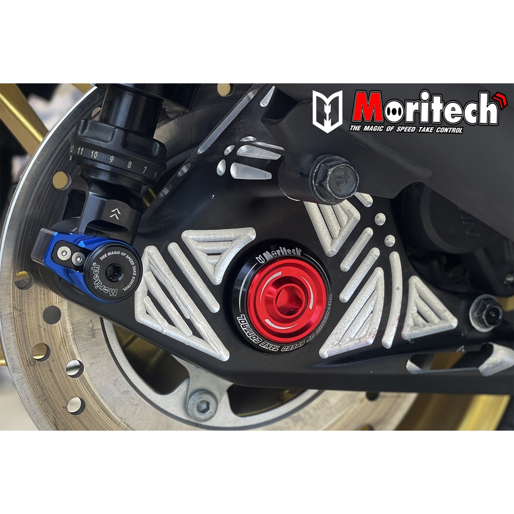 บู๊ชรองน๊อตยึดล้อหลัง Moritech V.2 สำหรับรถรุ่น #FORZA350 / FORZA300 / ADV-350 / X-MAX300