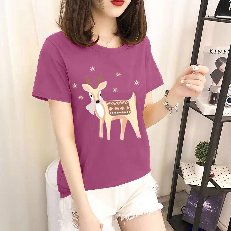 TG-NEW2020[ขายดี] เสื้อแฟชั่นผู้หญิง แขนสั้น สไตล์เกาหลี สวมใส่สบาย [พร้อมส่ง][เก็บเงินปลายทาง] รุ่น