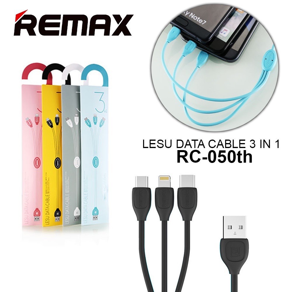 REMAX LESU 3 IN 1 CABLE RC-050TH