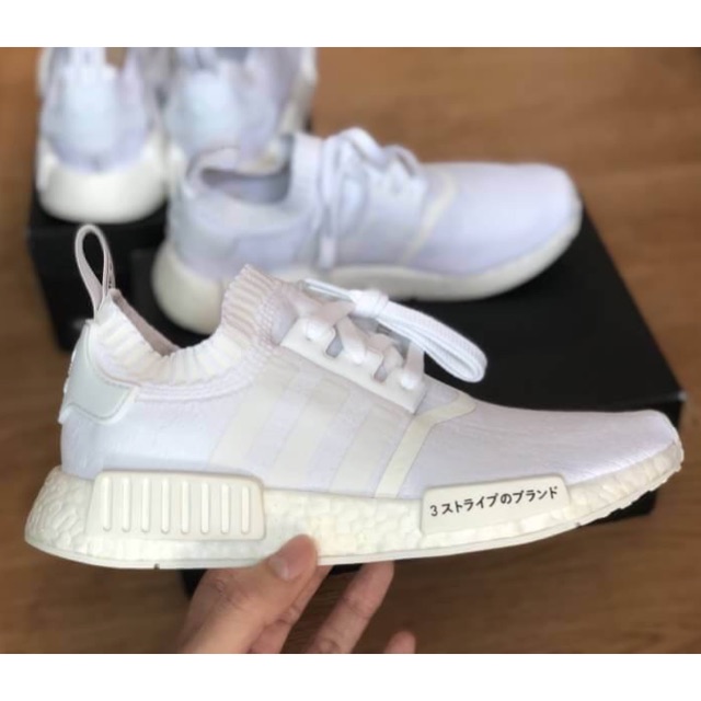 At forurene Burger Udover รองเท้า Adidas NMD R1 PK Triple White Japan ของแท้ | Shopee Thailand