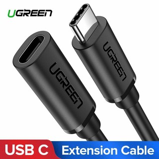 Ugreen 0.5/1เมตร USB C Extension Cable Extender Cord/USB-C Thunderbolt (40574,10387)