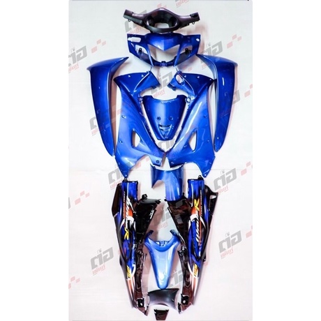 แถมน็อตทั้งชุด  ชุดสีเวฟ125R 125S เเฟริ่งเวฟ125s เฟลมเวฟ125s 125s 125r เฟรมwave ชุดสีwave สีน้ำเงินท