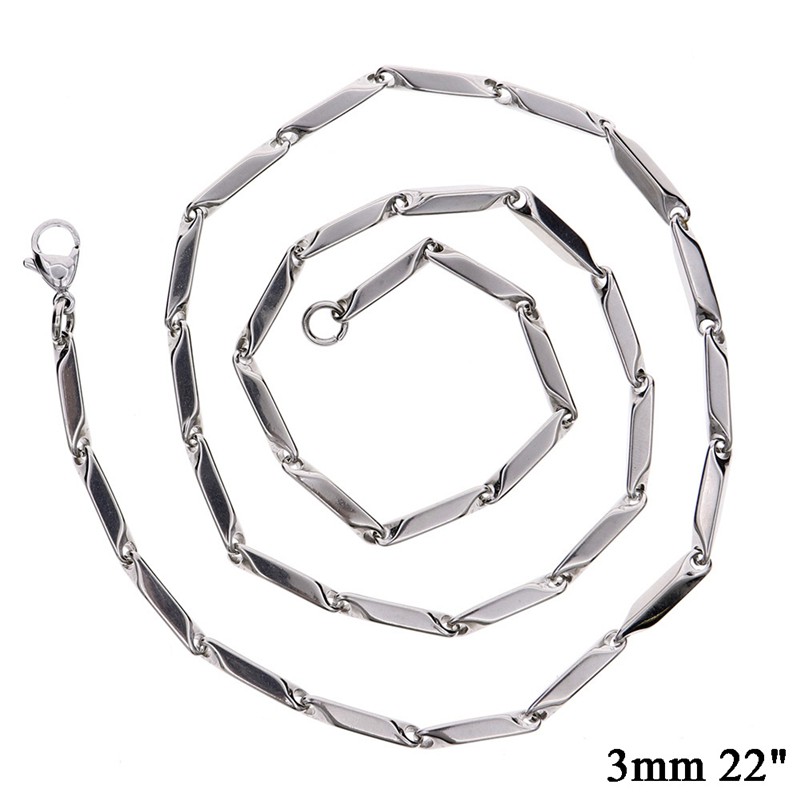 TIMEKEY สร้อยคอ สายโซ่เหล็กไทเทเนียม แฟชั่น สำหรับผู้ชาย