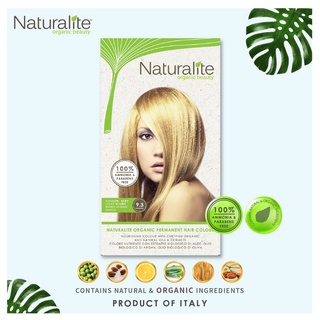 ผลิตภัณฑ์เปลี่ยนสีผม ออร์แกนิค 9.3 Golden, Very Light Blond Hair Colour : Naturalite (110ml)