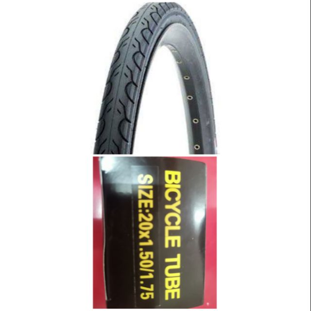 ยางชุดจักรยาน​ 20 x 1.50 ยางนอก kenda กับ ยางใน blackcat