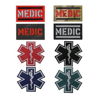 แผ่นอินฟาเรด ems emt star of life สําหรับติดเสื้อผ้า