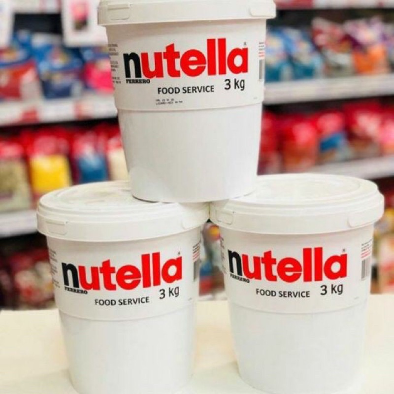 ***พร้อมส่งมาก***Nutella 3 กิโล นูเทล่า 3 กิโล ***รบกวนออเด้อ ละไม่เกิน 2ถัง เท่านั้น***