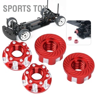 Sports Toy ของเล่นกีฬา M4 นัทอลูมิเนียมหกเหลี่ยมเหมาะสําหรับ Hsp Sakura D3 D4 1/10 Rc Car 4 ชิ้น