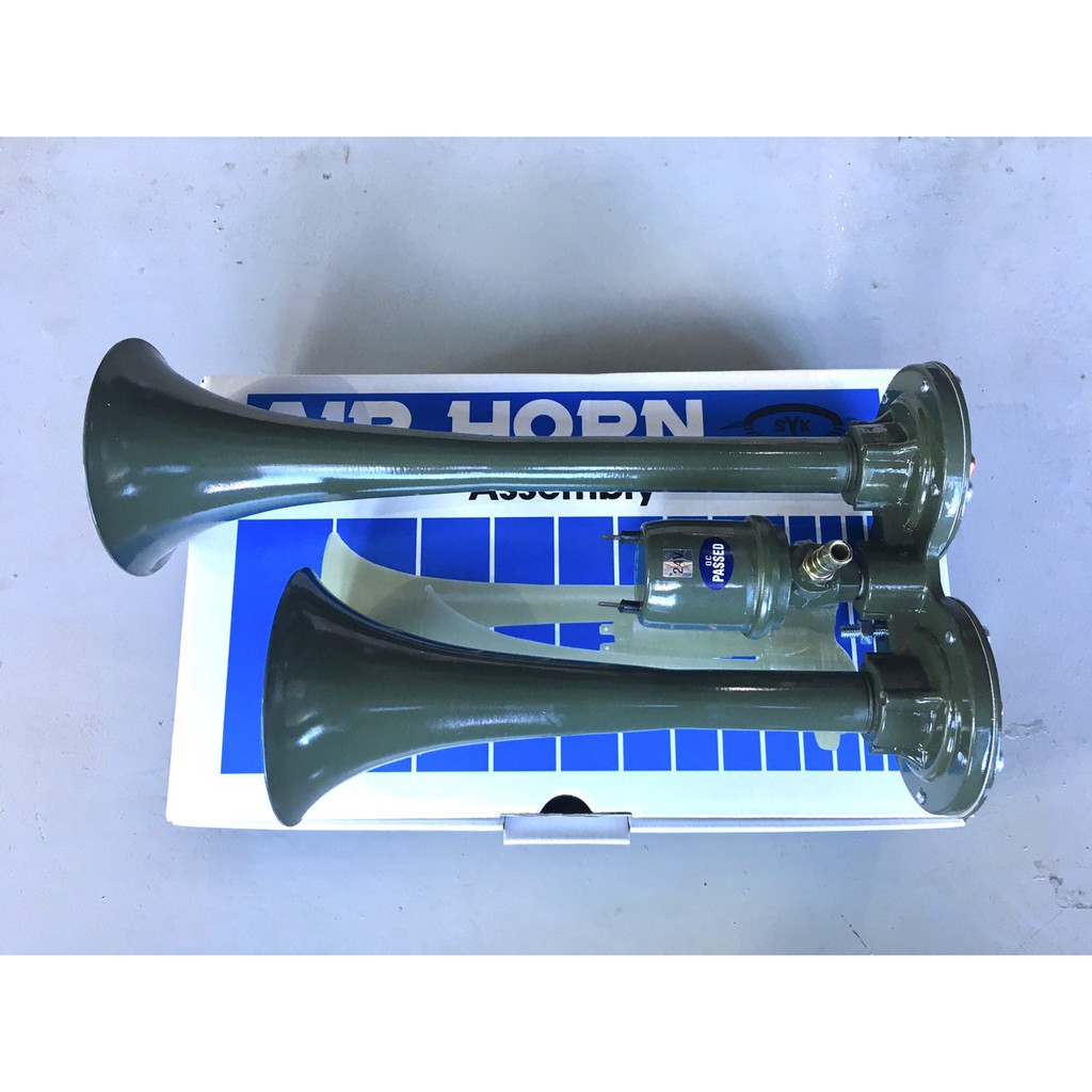 แตรลม SYK รุ่น 2 ปาก แตรลม SYK 12v และ 12v | Shopee Thailand