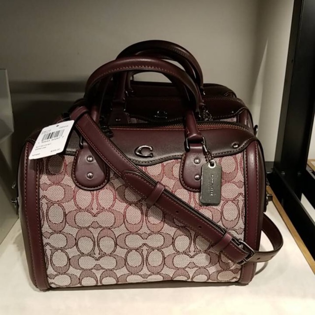 Ivie bennett satchel sale in signature jacquard