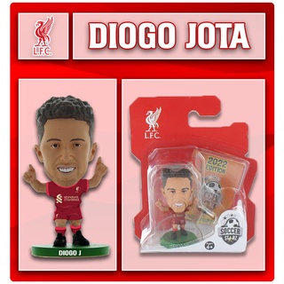 โมเดลนักฟุตบอล SoccerStarz ลิขสิทธิ์แท้จากสโมสรลิเวอร์พูล Liverpool - Diogo Jota (2022 version)