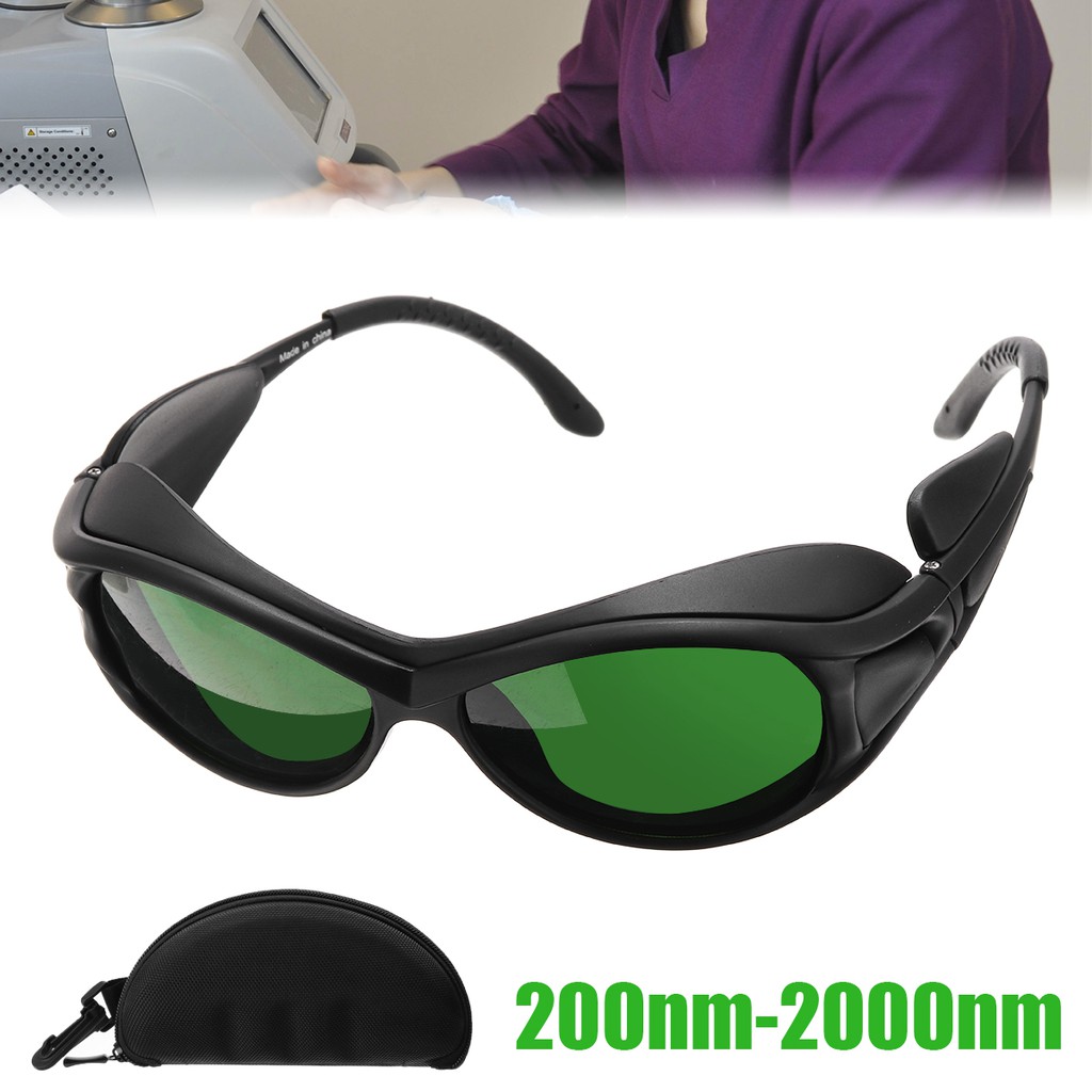 laser glasses แว่นป้องกันแสงเลเซอร์ IPL แว่นเลเซอร์ 200-2000nm แว่นนิรภัย z87.1 แว่นเซฟตี้
