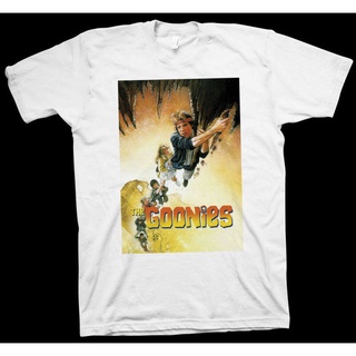 tshirtเสื้อยืดคอกลมฤดูร้อนWanyg เสื้อยืด พิมพ์ลาย The Goonies Richard Donner Steven Spielberg Josh Brolin สไตล์คลาสสิก เ