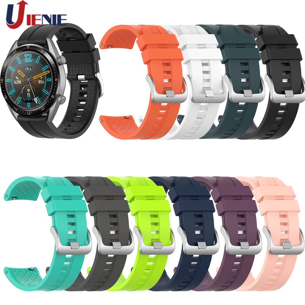 สายนาฬิกาข้อมือซิลิโคน ขนาด 22 มม. สำหรับ Huawei Watch GT GT2 46 มม. /honor magic 2 46 มม.（ไม่เหมาะสำหรับ GT2 42 มม.）