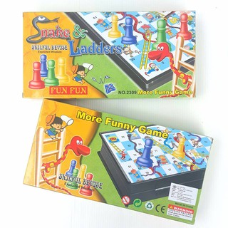 เกมบันไดงู Snake &amp; Ladders กระดานแม่เหล็ก มี 2 ขนาด แพ็คกล่องปณ.ให้นะคะ