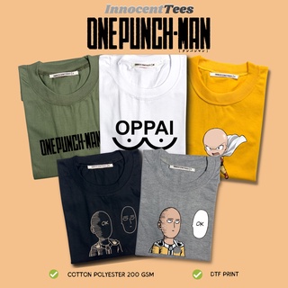 เสื้อยืด[INNOCENTTEES] ONE PUNCH MAN TSHIRT II ANIME TSHIRT II SMALL TO 2XL