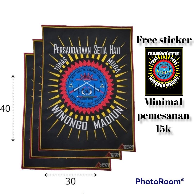 สัญลักษณ์ปักหลัง Bet/Back Bet 30x40/Embblem