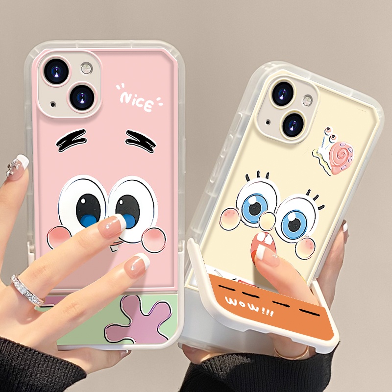 เคสโทรศัพท์มือถือซิลิโคน TPU ใส แบบนิ่ม กันกระแทก มีป็อบอัพ สําหรับ iPhone 13 12 11 Pro X XR XS Max SE 2020 6 6S 7 8 Plus