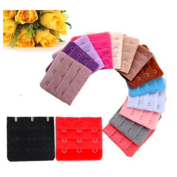 Enisoo STORE - BRA EXTENSION Hook 3 ROW BRA Strap Connection Wide Hook Extended Extender Save Connec