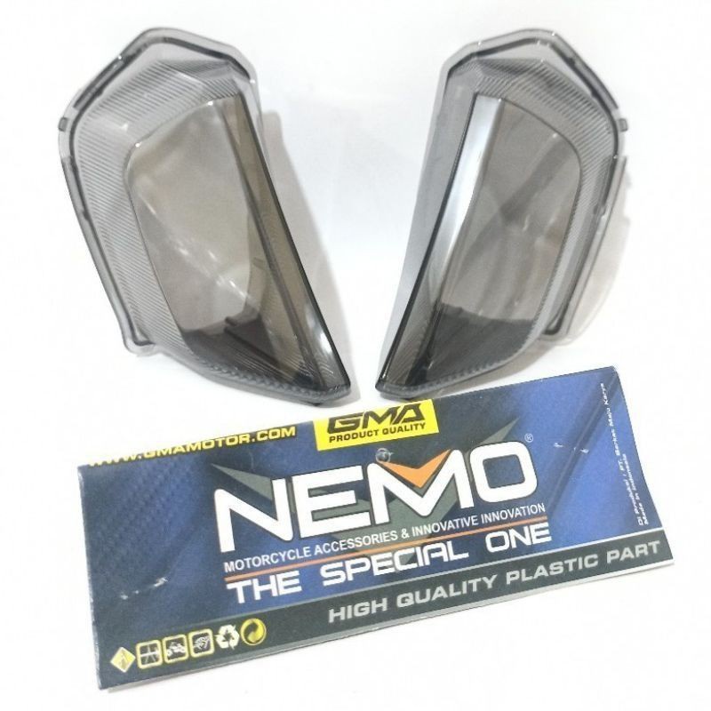 ครอบไฟเลี้ยวหน้า N-MAX 2020-2024 # สีสโมค