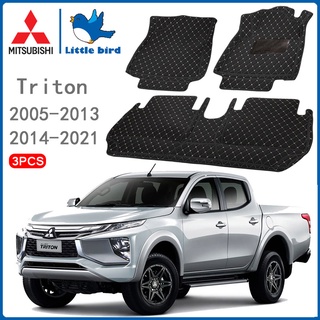 LittleBird พรมปูพื้นรถยนต์ โรงงานผลิตของไทย Mitsubishi Triton 2Dr 4Dr 2005-2021 การรับประกันคืนสินค้าภายใน7วัน พรมรถยนต์