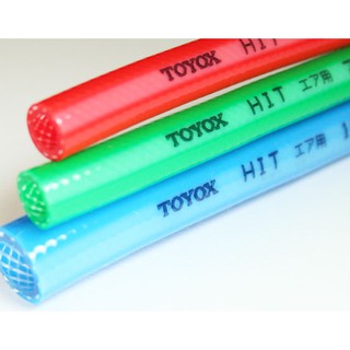 TOYOX สายลมทนน้ำมัน น้ำหนักเบา HB-6R/B 1/4" 6.5X10MM.  (ราคาต่อเมตร)