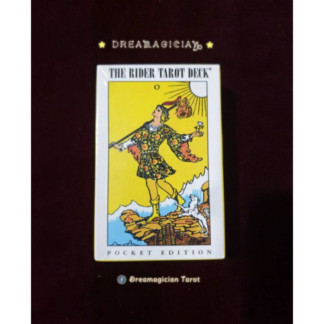 ไพ่ไรเดอร์เวทขนาดพกพา The Rider Tarot Deck Pocket Edition ไพ่ยิปซีแท้ลดราคา ไพ่ทาโร่ต์ ไพ่ออราเคิล Tarot Oracle Card