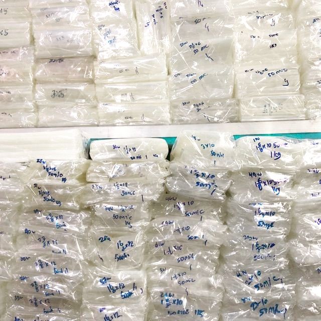 ถุงแก้ว ความหนา 50 ไมครอน ขนาด 2×5, 2×7, 2×10, 3×5, 3×6, 3×7, 3×10, 4×6, 4.5×6, 4×7, 4.25×9, 4.25×10 นิ้ว