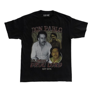 เสื้อยืด พิมพ์ลาย Don Pablo Escobar สไตล์วินเทจ ขนาดใหญ่S-5XL