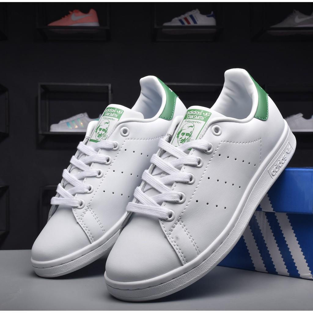 🌟cow leather upper🌟 Adidas Stan Smith Sport Shoes Green sneaker Running