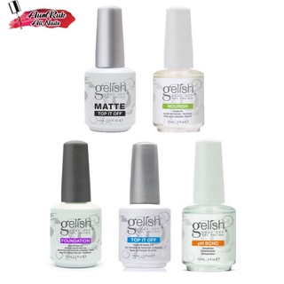 Gelish  top gel / base gel / matte top / ph born / norish / Structure Gel 15ml.