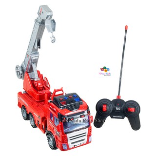 ProudNada Toysของเล่นเด็กรถเครนดับเพลิงบังคับวิทยุFIRE TRUCK RADIO CONTROLNO.312