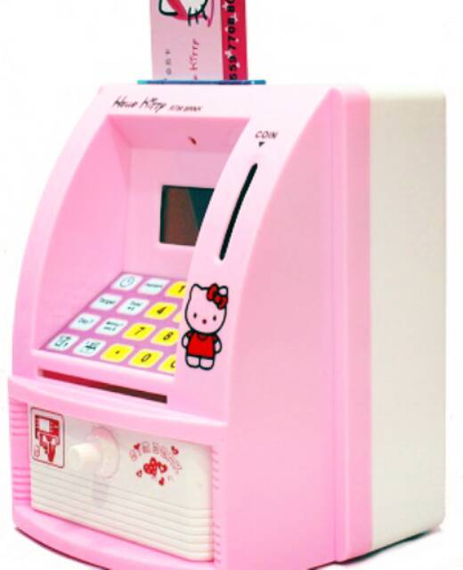 Hello kitty / Little pony / Stitch atm Piggy Bank