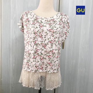 เสื้อยืด แบรนด์ GU ไซส์ S