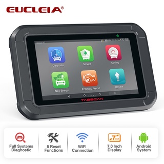 Eucleia Tabscan X7 OBD2 เครื่องสแกนเนอร์ พร้อมระบบรีเซ็ต 5 ระบบ EPB SAS BMS TPS เครื่องอ่านโค้ด เครื่องมือวิเคราะห์มืออาชีพ